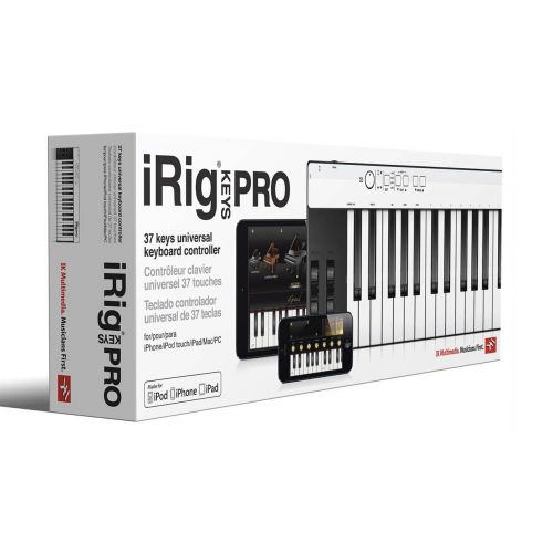  IK Multimedia iRig Keys Pro 37-Key MIDI Controller for iOS, Mac and PC