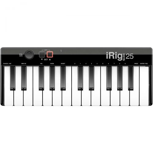  IK Multimedia},description:Musical ideas can come anytime and anywhere. So why not be ready for them when they arrive? iRig Keys 25 is an ultra-portable, ultra-affordable 25-key US