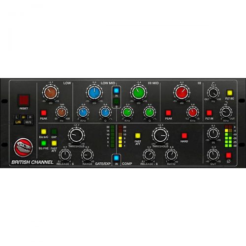  IK Multimedia},description:Many of the most famous large-format consoles are British in origin, and this collection lets you tap into the processors and channel strips of those cla