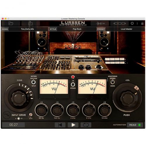  IK Multimedia},description:Lurssen Mastering Console is a groundbreaking mastering tool for either iPhone, iPad or MacPC that puts a lifetime’s worth of professional mastering exp