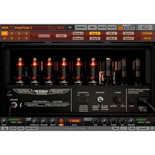  IK Multimedia},description:Plug into a MESABoogie amp and it will change your ideas about tone and your playing forever. From the moment you first plug into a MESA, you’ll experi