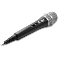 IK Multimedia iRig Mic Handheld Condenser Microphone for Mobile Devices, Metal Housing, 3.5mm Jack for iPhone, iPad, iPod Touch, and Android Devices Plus Headphone Output