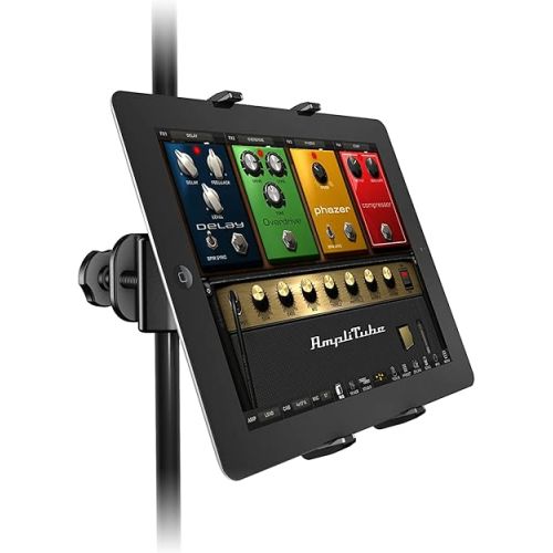  IK Multimedia iKlip Xpand Tablet Holder for mic Stands, fits iPad and Android Tablets Between 7