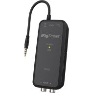 IK Multimedia iRig Stream SOLO audio interface for iOS & Android devices, iPhone, iPad, with 1/8