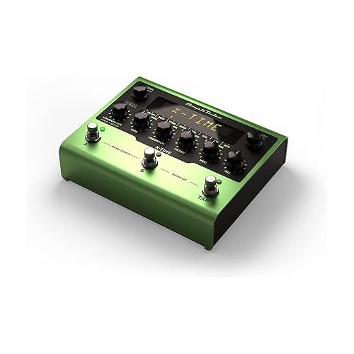  IK Multimedia AmpliTube X-TIME Delay pedal, All-new, audiophile delay algorithms, from tape to bucket to crystal-clear