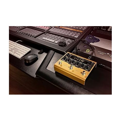  IK Multimedia AmpliTube X-VIBE Modulation Pedal, hyper-realistic emulations, true stereo, software and hardware integration