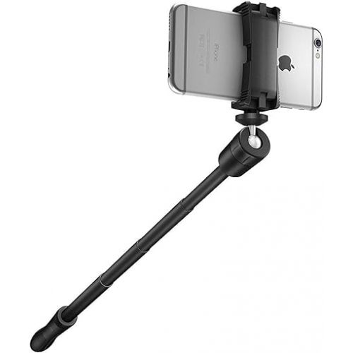  IK Multimedia iKlip Grip 4-in-1 Multifunction Smartphone and Camera Stand, with Bluetooth Shutter and 2' Extension Pole
