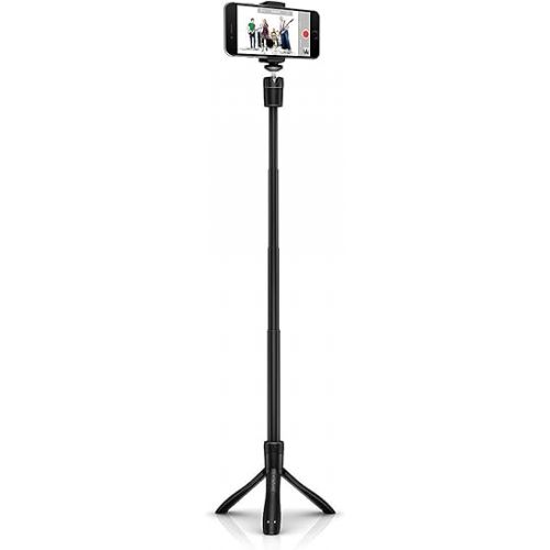  IK Multimedia iKlip Grip 4-in-1 Multifunction Smartphone and Camera Stand, with Bluetooth Shutter and 2' Extension Pole