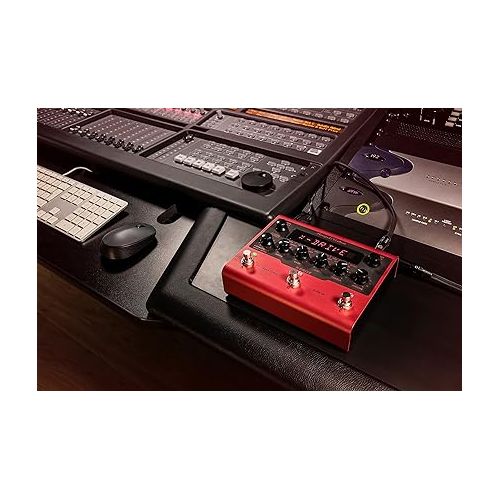  IK Multimedia AmpliTube X-DRIVE Distortion pedal, All-time distortion, overdrive, fuzz, compressor and more with onboard cabinet emulation