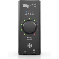 IK Multimedia iRig HD X Guitar Audio Interface - 96 kHz Music Recording, 24-bit, For iPhone, iPad, Mac, iOS, And PC With Lightning Cable, USB-C, Guitar Accessories, Recording Studio Equipment