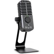 IK Multimedia iRig Stream Mic USB Condenser Microphone with Integrated Audio Interface -Podcast Microphone, Gaming Microphone for pc, Streaming Microphone Plus Audio Mixer USB Audio Interface