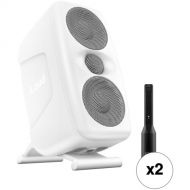 IK Multimedia iLoud MTM High Resolution Compact Studio Monitor (White, Pair)