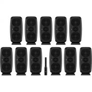 IK Multimedia iLoud MTM Immersive Bundle High Resolution Compact Studio Monitors (11 Speakers, Black)