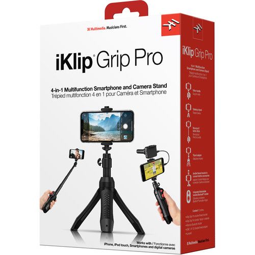  IK Multimedia iKlip Grip Pro 4-in-1 Smartphone Stand