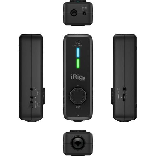  IK Multimedia iRig Pro I/O Audio and MIDI Interface for Mac, Windows & iOS