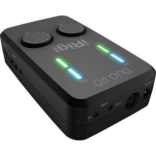  IK Multimedia iRig Pro Duo I/O 2-Channel Audio/MIDI Interface for Mobile Devices and Computers