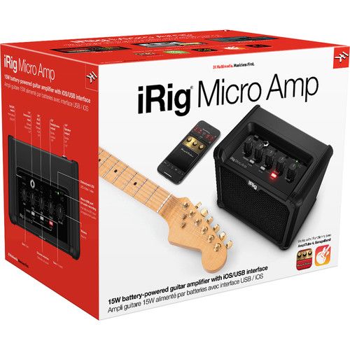  IK Multimedia iRig Micro Amp Combo Modeling Amplifier and USB Interface