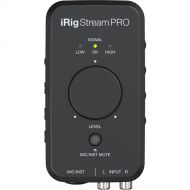 IK Multimedia iRig Stream Pro Ultracompact 4x2 Audio Interface for Computers, Smartphones, and Tablets