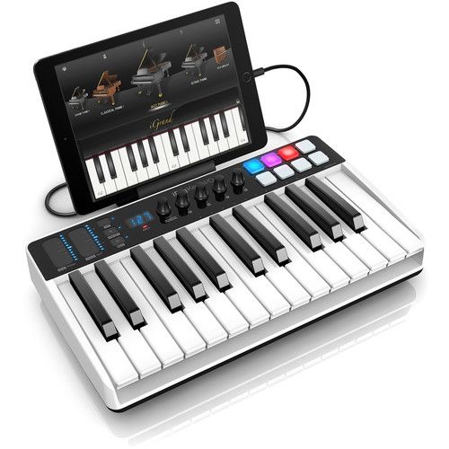  IK Multimedia iRig Keys I/O - Controller/Audio Interface for iPhone, iPad, and Mac/Windows (25-Keys)