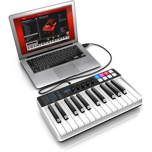  IK Multimedia iRig Keys I/O - Controller/Audio Interface for iPhone, iPad, and Mac/Windows (25-Keys)