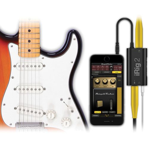  IK Multimedia iRig 2 Guitar Interface for iPhone, iPad, and iPod Touch