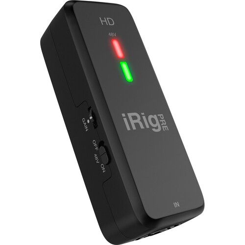  IK Multimedia iRig Pre HD Audio Interface with Mic Pre