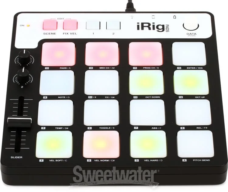  IK Multimedia iRig PADS Portable MIDI Groove Controller