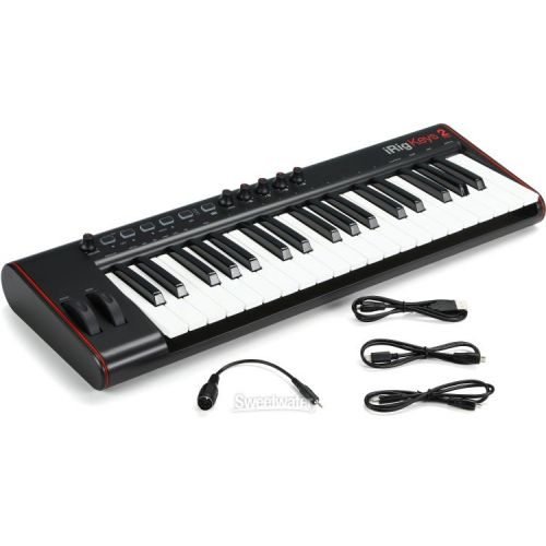  IK Multimedia iRig Keys 2 Pro 37-key Controller for iOS, Android, and Mac/PC