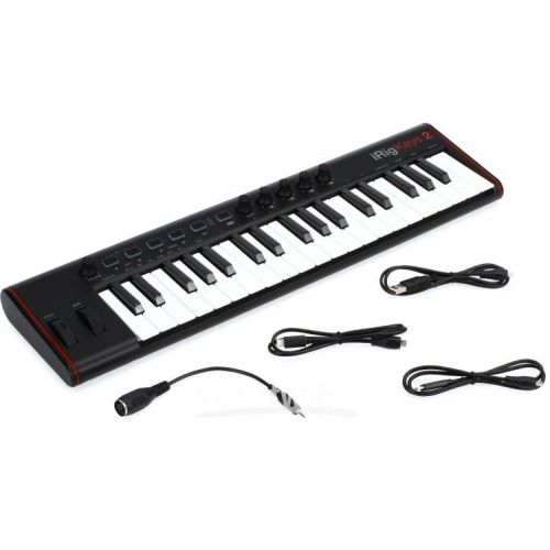  IK Multimedia iRig Keys 2 37-key Controller for iOS, Android, and Mac/PC