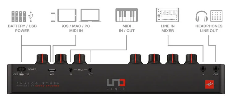  IK Multimedia UNO Synth Analog Synthesizer