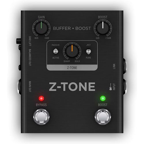  IK Multimedia Z-Tone Buffer Boost Pedal with Advanced Tone Shaping