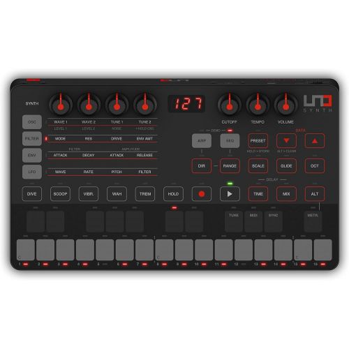  IK Multimedia UNO Synth Portable Monophonic Analog Synthesizer