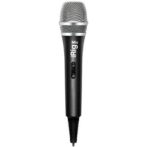  [아마존베스트]IK Multimedia iRig Mic Handheld Condenser mic for Smartphones and Tablets