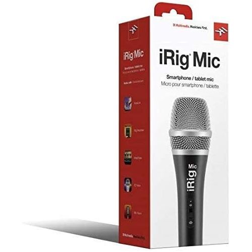  [아마존베스트]IK Multimedia iRig Mic Handheld Condenser mic for Smartphones and Tablets