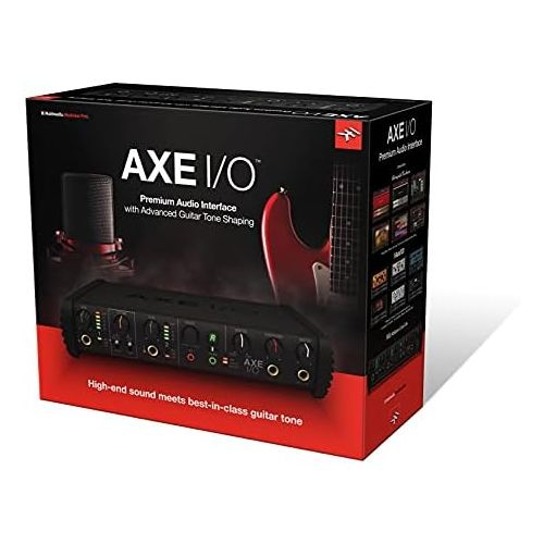  [아마존베스트]IK Multimedia AX I/A - audio interface 2 inputs / 5 outputs, guitar sound formatting, 117 dB dynamic range, 3 Hz frequency response, powerful applications included.