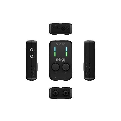  [아마존베스트]IK MUltimedia iRig Pro Duo I/O Universal Dual Channel Audio MIDI Interface for iPhone, iPad, Android and MAC/PC