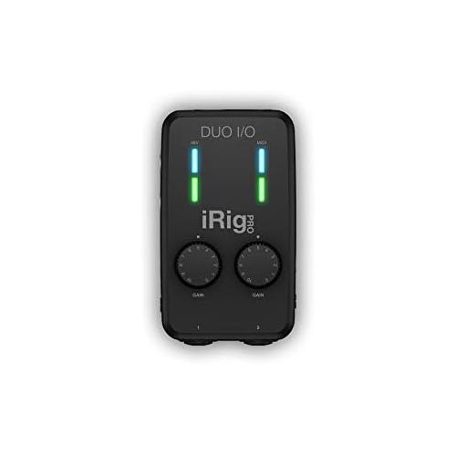  [아마존베스트]IK MUltimedia iRig Pro Duo I/O Universal Dual Channel Audio MIDI Interface for iPhone, iPad, Android and MAC/PC