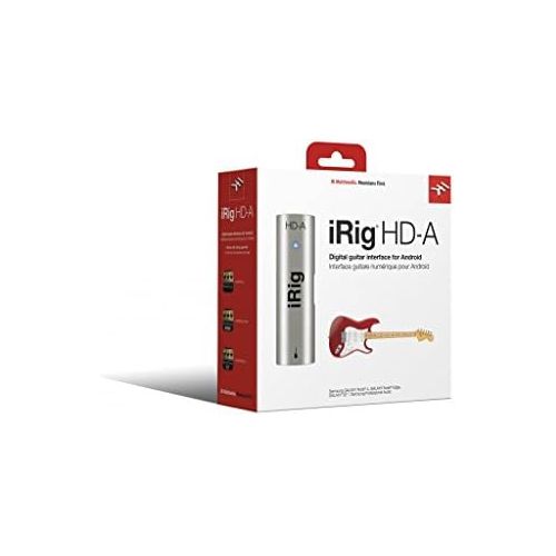  [아마존베스트]IK Multimedia iRig HD-A Digital Guitar Bass Interface for Android Devices