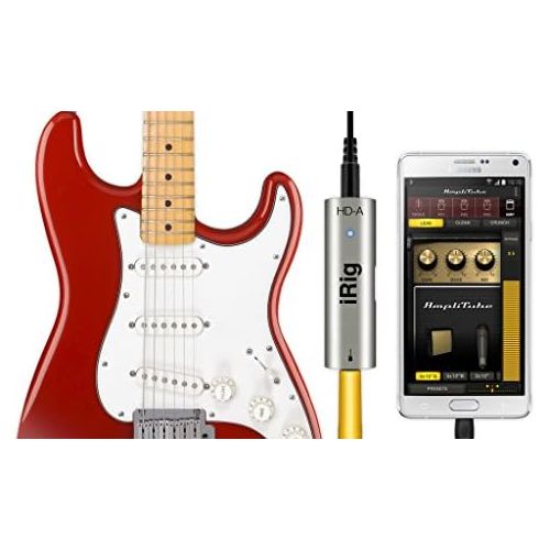  [아마존베스트]IK Multimedia iRig HD-A Digital Guitar Bass Interface for Android Devices