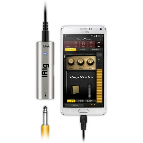  [아마존베스트]IK Multimedia iRig HD-A Digital Guitar Bass Interface for Android Devices