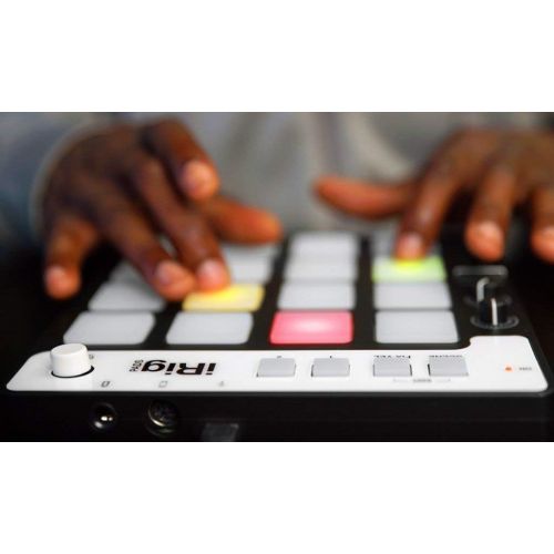  [아마존베스트]IK Multimedia iRig Pads Portable Universal MIDI Groove Controller for Apple iPad, iPhone, iPod Touch, Mac and PC
