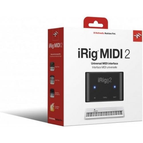  [아마존베스트]IK Multimedia iRig Midi 2 Universal MIDI Interface for iPhone, iPod Touch, iPad, Mac and PC