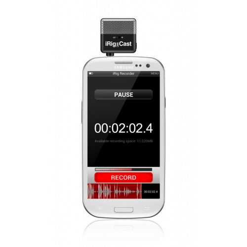  IK Multimedia iRig Mic Cast podcasting mic for smartphones and tablets
