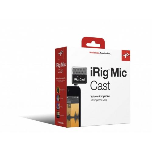  IK Multimedia iRig Mic Cast podcasting mic for smartphones and tablets