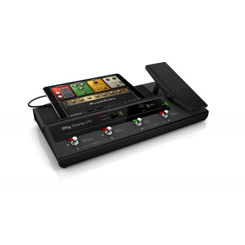  IK Multimedia iRig Stomp IO USB pedalboard controller and audio interface for Mac, PC, iPhone and iPad