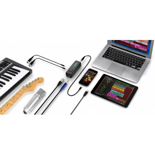  IK Multimedia iRig Pro IO compact instrumentmicrophone audio interface for iPhone, iPad and Mac