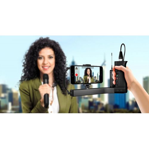  IK Multimedia iKlip AV Broadcast AudioVideo Mount & Pre-Amp for Smartphones