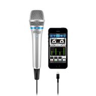 IK Multimedia iRig Mic HD high-definition handheld microphone for iPhone, iPad and Mac (silver)