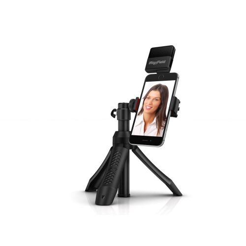  IK Multimedia Smartphone Stand - Tripod, Monopod, Camera Mount and Grip with Bluetooth Shutter, Black