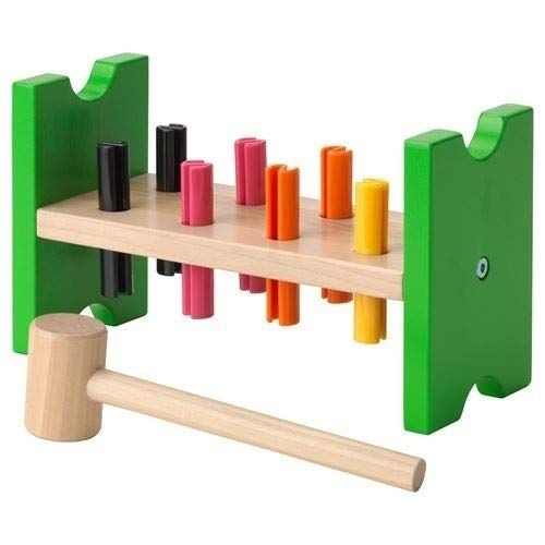 이케아 IKEA MULA 2016 new Toy hammering block, multicolour